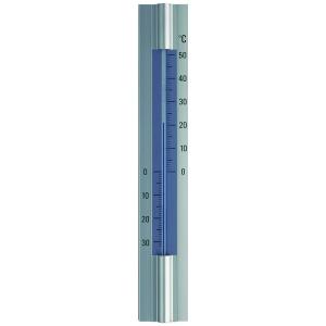 Muurthermometer aluminium groot Muurthermometer aluminium groot
